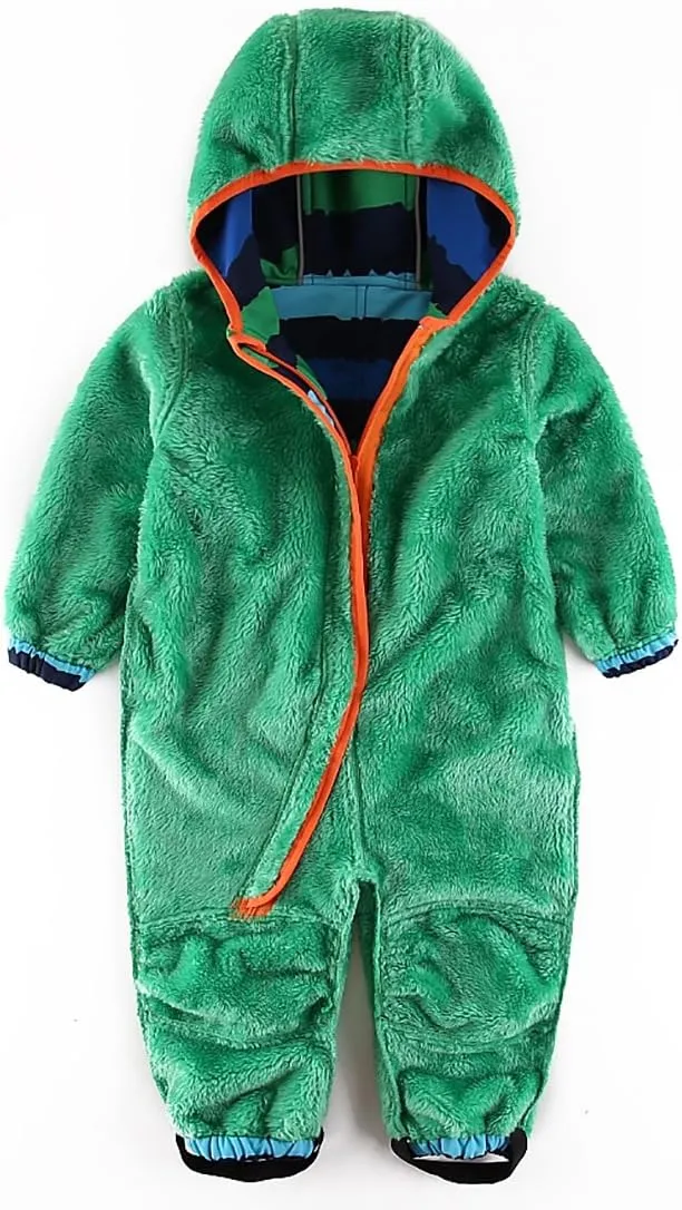 Baby Boy and Girl Water Repellent Coverall All in One Fleece Lining Pram Muddy Play