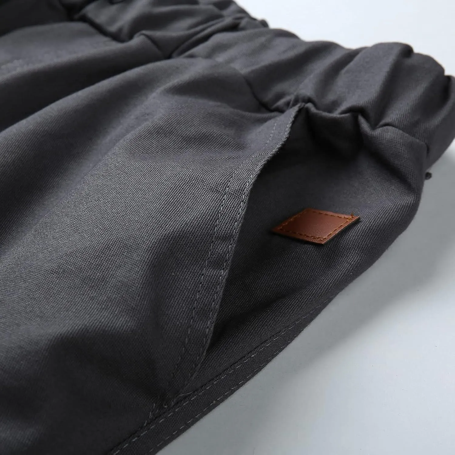 Cargo Pants for Men Big and Tall Grey Pants Slim Fit Pants Mens Sweat Pants Cargo Pants for Men Solid Casual Multiple