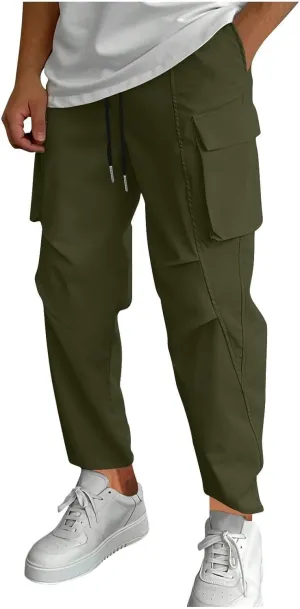 Cargo Pants Men Fleece Lined Pants Thermal Men Pants Casual Dress Man Causal Pants Mens Chinos Pants Regular Fit
