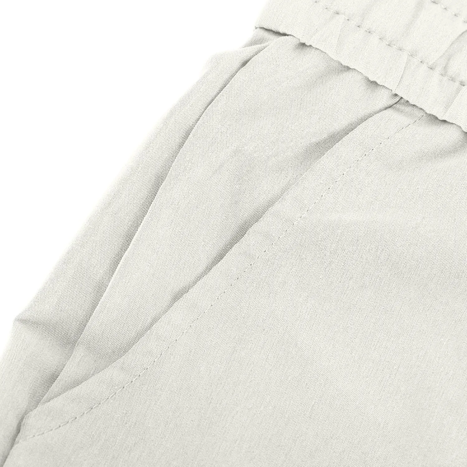 Casual Pants for Men Stretch Dress Pants Khaki Slim Fit Pants Solid Drawstring Waist Pants Golf Pants with Pockets