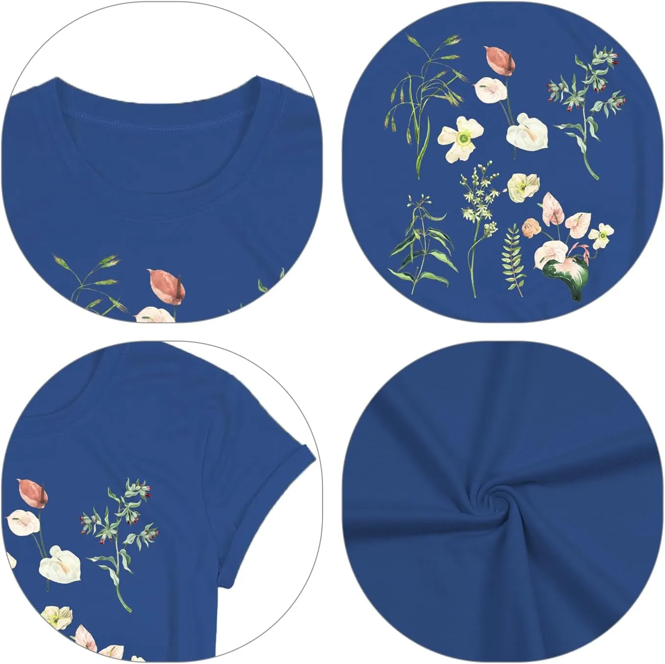Cat Shirts for Women Flower Tee Shirts Womens Dandelion T-Shirt Cute Dandelion Cat Graphic Print Shirts