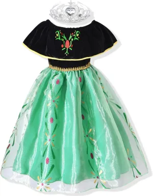fioukiay Toddler Girl-Wedding-Princess-Maxi-Dress Boho Off Shoulder Lace Ruffle Dress Gowns Holiday Dresses