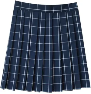 HGps8w Women's Girls Plaid Pleated Skirt Skater Cute Streetwear Japanese School Uniform A-line Mini Skirts Bowtie & Tie Sets