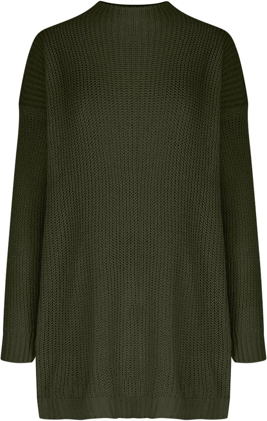 HGps8w Womens Oversized Turtleneck Sweater Dress - Loose Pullover Long Sleeve Knitted 2025 Fall Winter Cozy Dresses