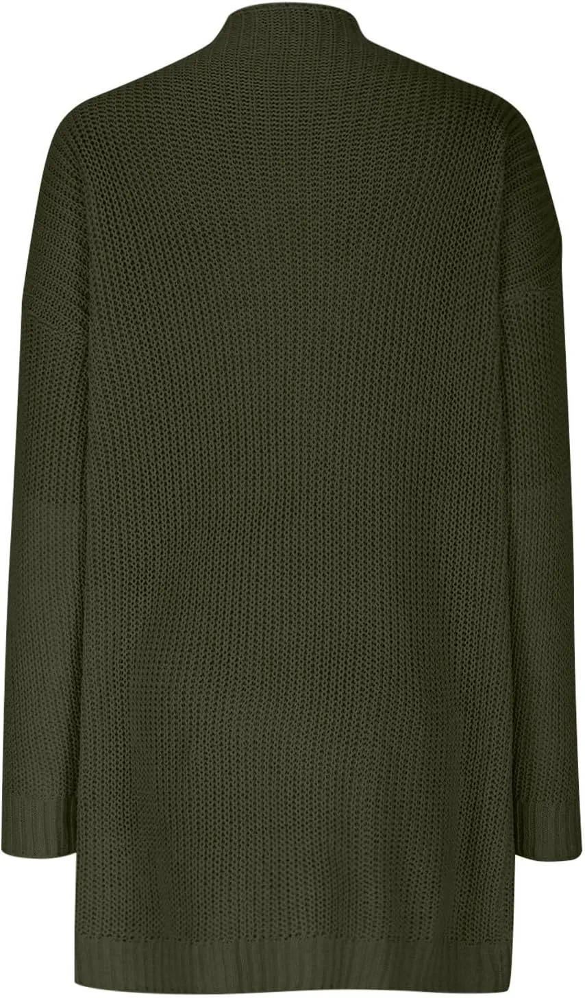 HGps8w Womens Oversized Turtleneck Sweater Dress - Loose Pullover Long Sleeve Knitted 2025 Fall Winter Cozy Dresses