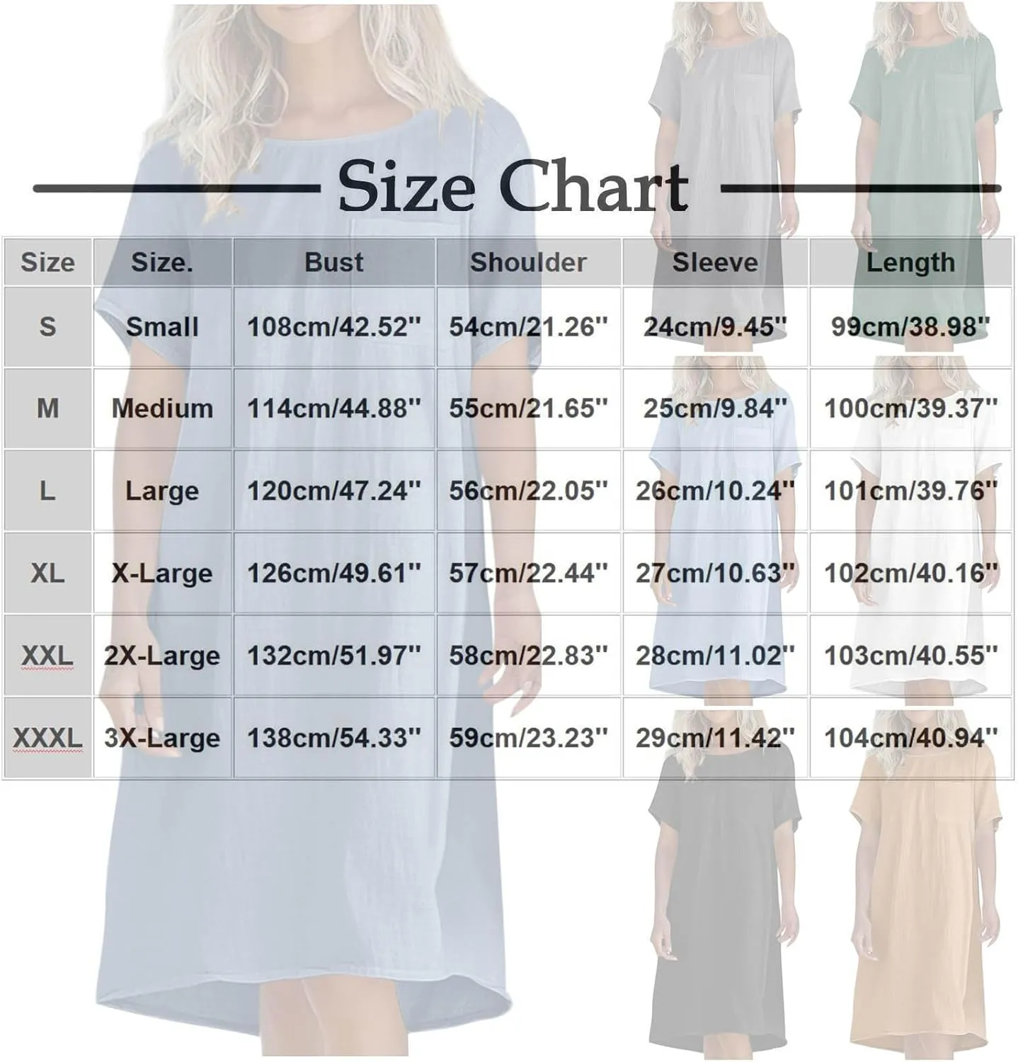 JOAU Cotton Linen Dress for Women 2025 Summer Casual Shift T-Shirt Dresses Beach Vacation Knee Length Dress with Pocket