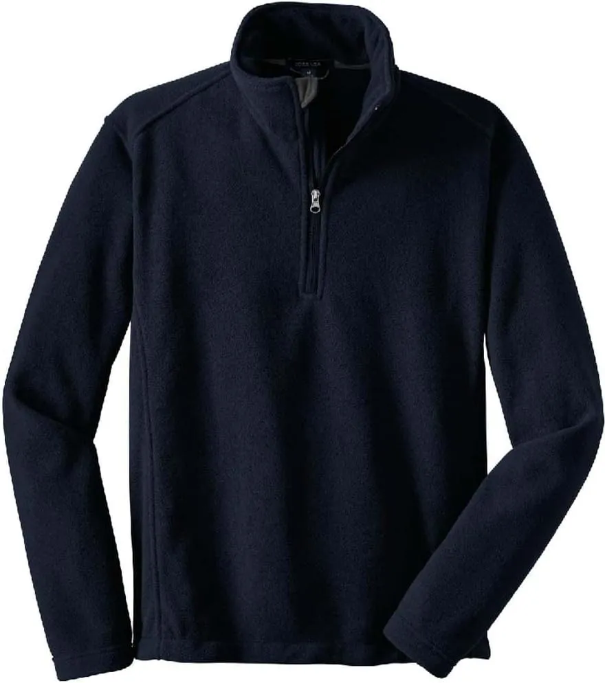 Joe's USA Mens Soft and Cozy Fleece 1/4-Zip Pullovers in Sizes: Adult XS-6XL