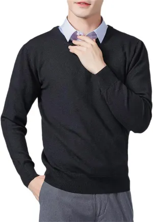 Men Sweater Winter Jumpers Cashmere Knitted Sweaters Warm Turtleneck Pullovers