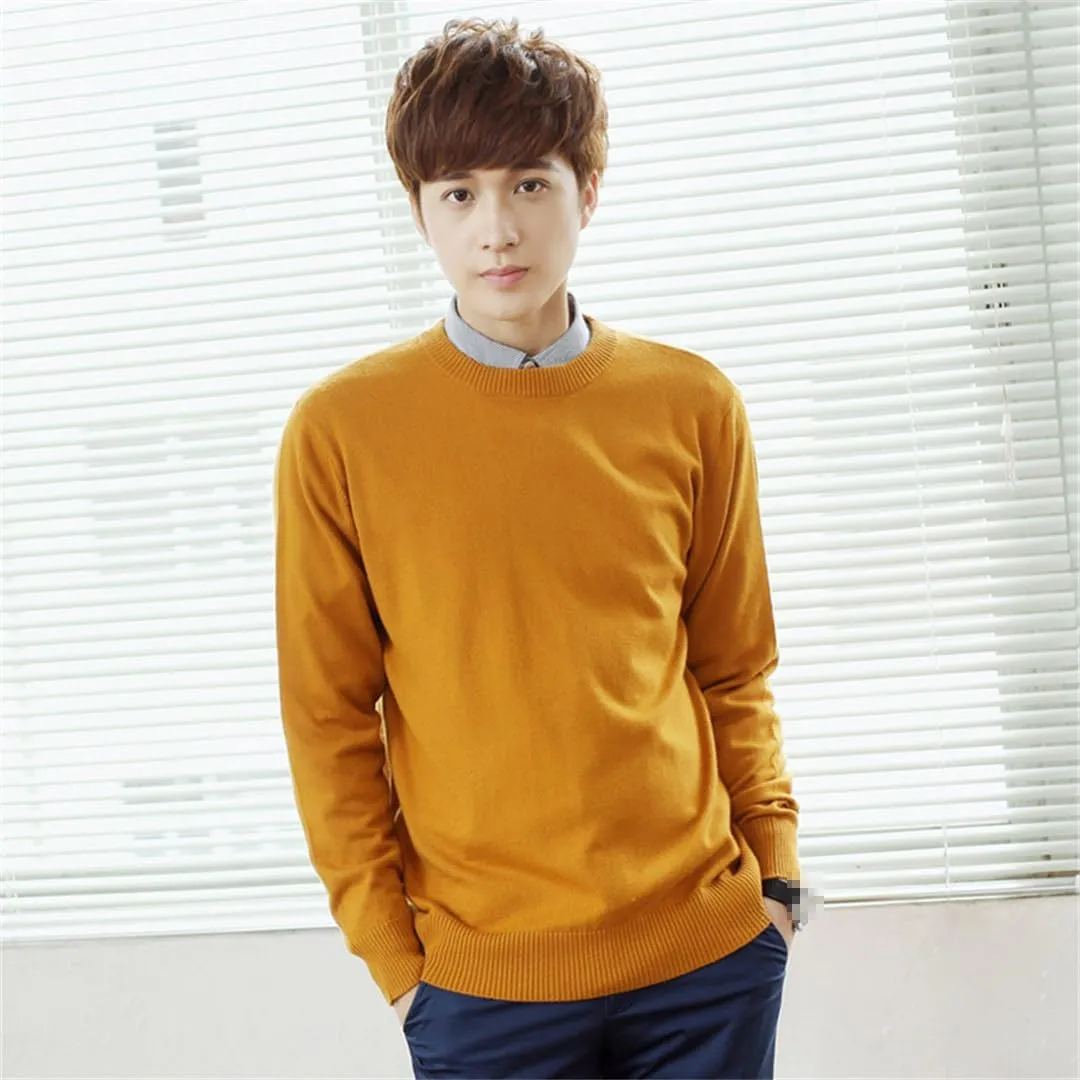 Men Sweater Winter Jumpers Cashmere Knitted Sweaters Warm Turtleneck Pullovers