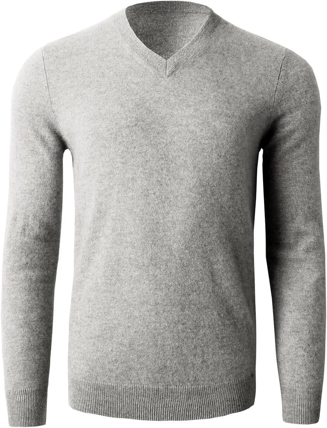 Men's 100 Cashmere Sweaters Soft Warm V-Neck Casual Pullovers