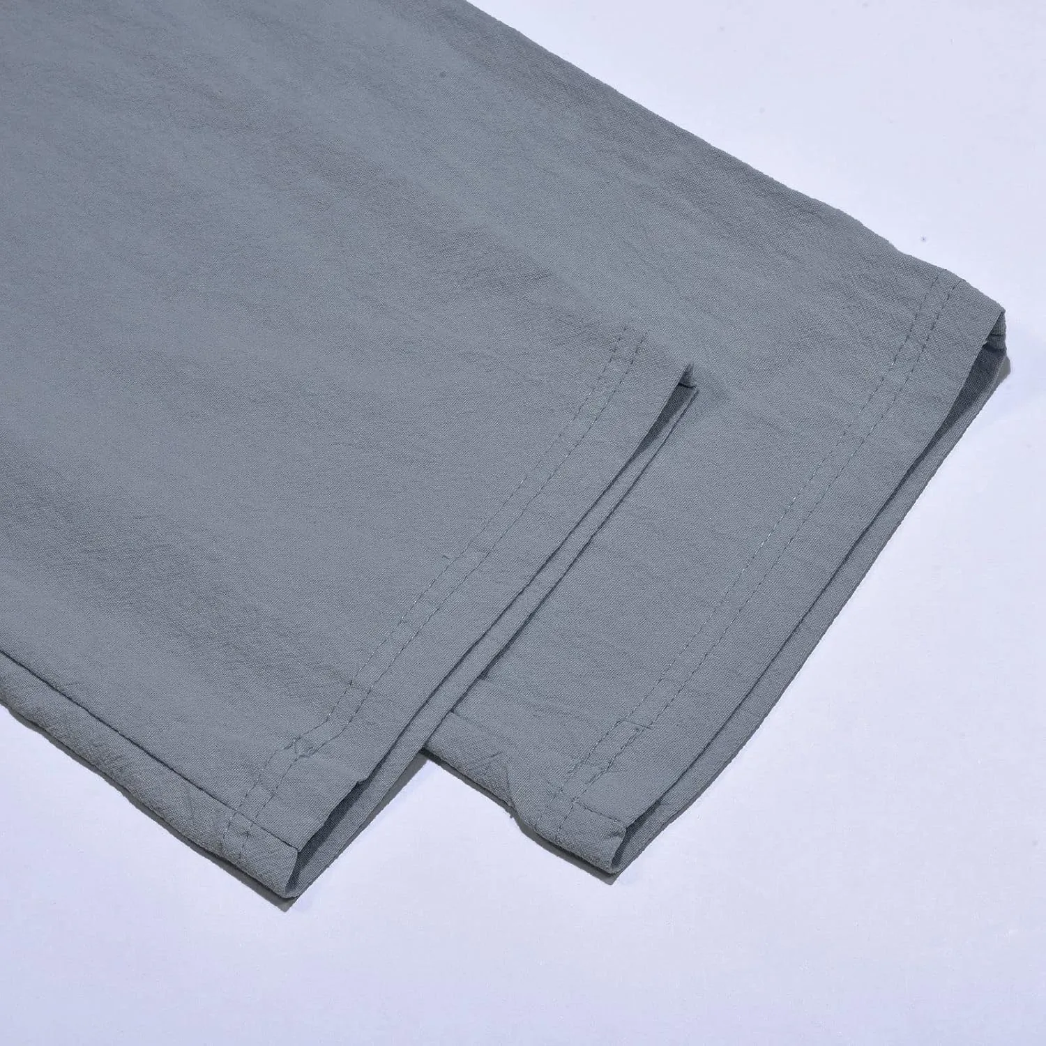 Men's Cotton Linen Pants Casual Drawstring Elastic Waist Beach Pants Loose Yoga Pants Yoga Pants