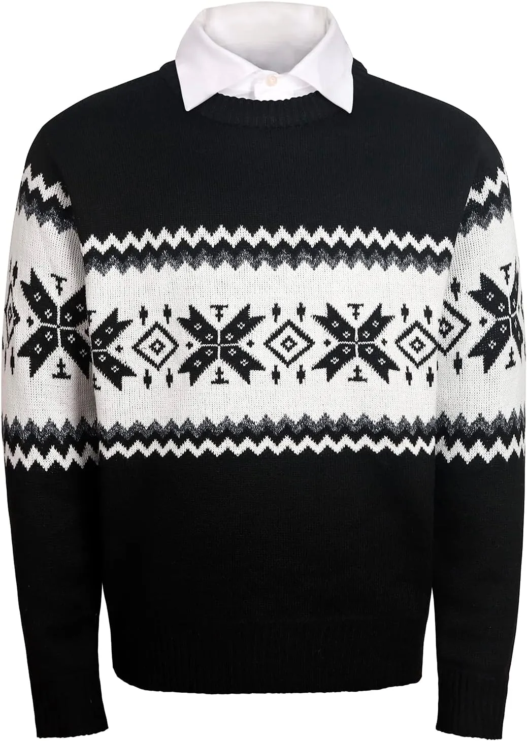 Mens Fleece Pullovers Sweaters Vintage Funny Aesthetic Sweater Ugly Christmas Jumper