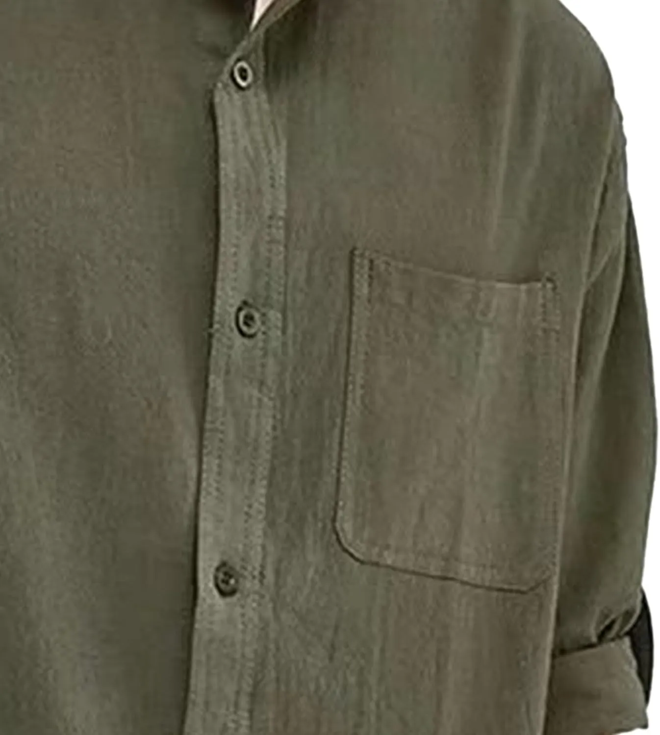 Men's Short Sleeve Button Down Shirts Summer Casual Linen Shirts Tops Stylish Business Dress Shirts with Pocket