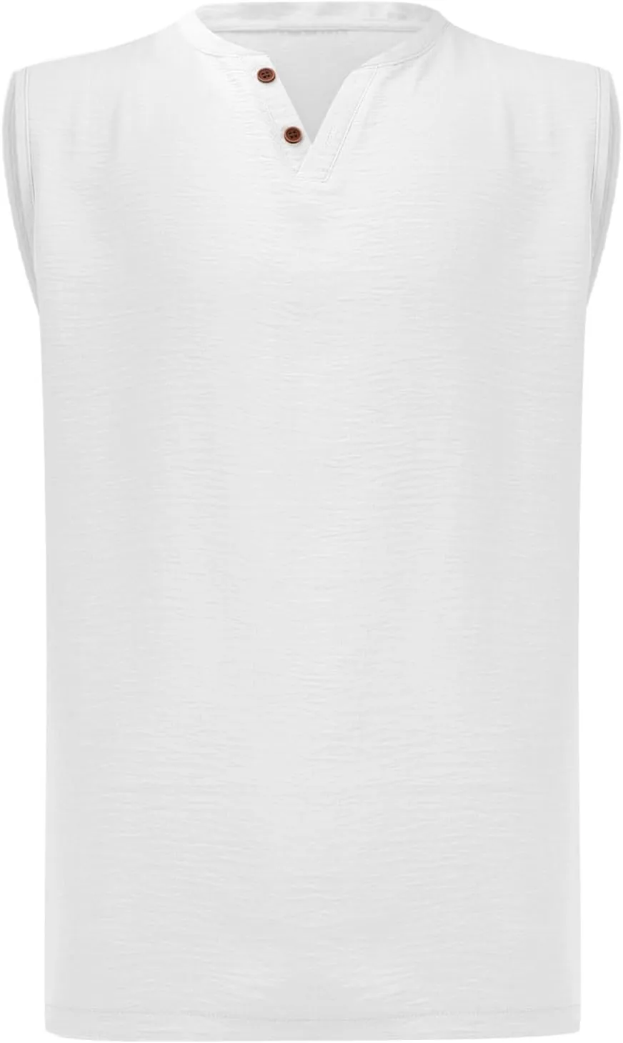 Men's Sleeveless Tank Tops Trendy V Neck Muscle Cut Off Shirts Quick Dry Gym Running Workout Bodybuilding Shirt Summer