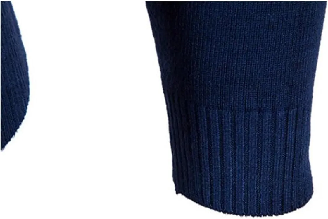 Mens Sweater Men's Gradient Sweaters Turtleneck Cable Knitted Pullover Long Sleeve Chunky Fall Winter Warm Coat