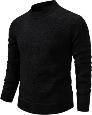 Mens Sweater Men's Mock Neck Turtleneck Knitted Sweaters Long Sleeve Pullover Thick Warm Slim Fit Tops Undershirts