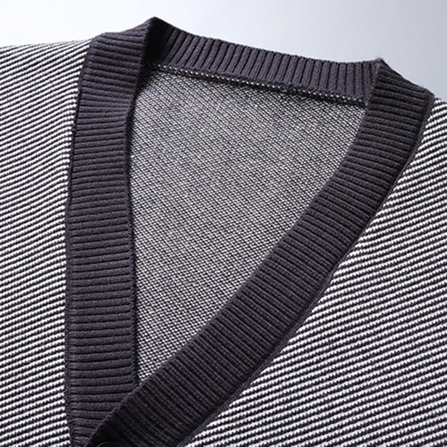 Mens Sweater Men's Shawl Collar Button Down Cadigan Long Sleeve Sweaters with 2 Front Pockets