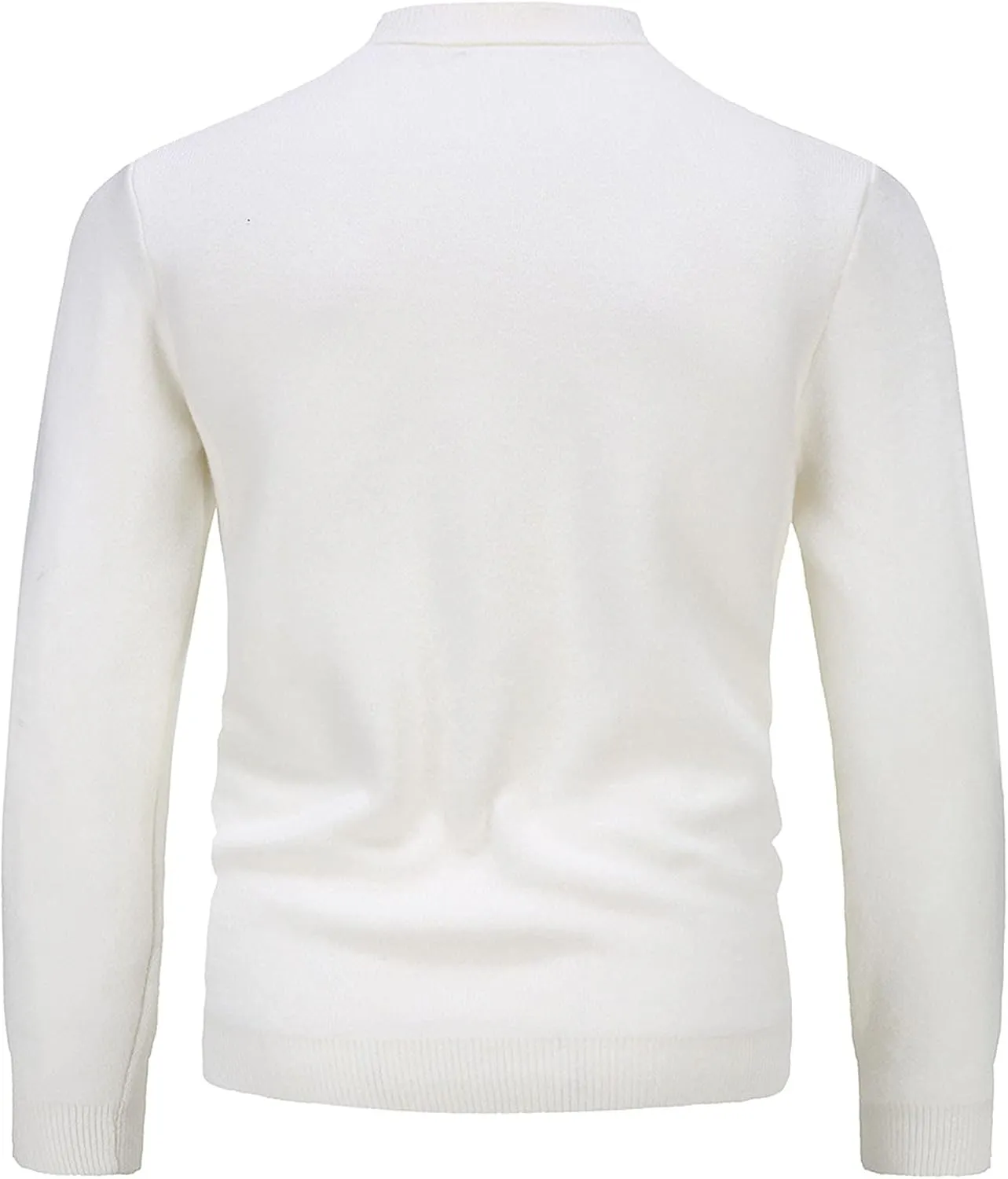Mens Sweater Men's Solid Turtleneck Sweaters Long Sleeve Slim Fit Ribbed Knit Thermal Pullover Sweater Baselayers