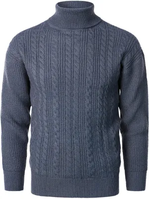Mens Sweater Men's Solid Turtleneck Sweaters Long Sleeve Slim Fit Ribbed Knit Wool Thermal Pullover Sweatshirts