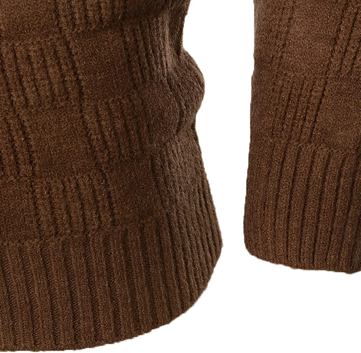 Mens SweatersMen's Gradient Turtleneck Sweaters Long Sleeve Slim Fit Ribbed Knit Wool Thermal Pullover Sweater Tops