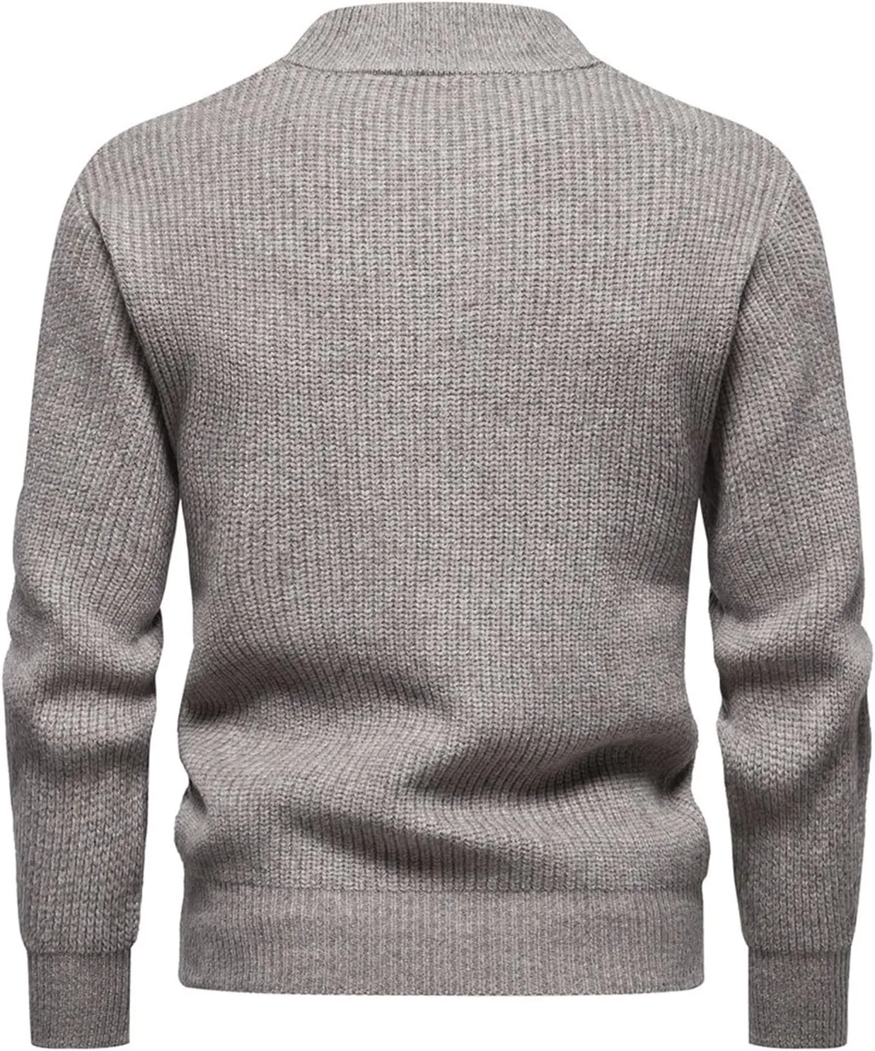 Mens SweatersMen's Long Sleeve Slim Fit Turtleneck Sweater Casual Knitted Twisted Pullover Solid Sweaters Coat