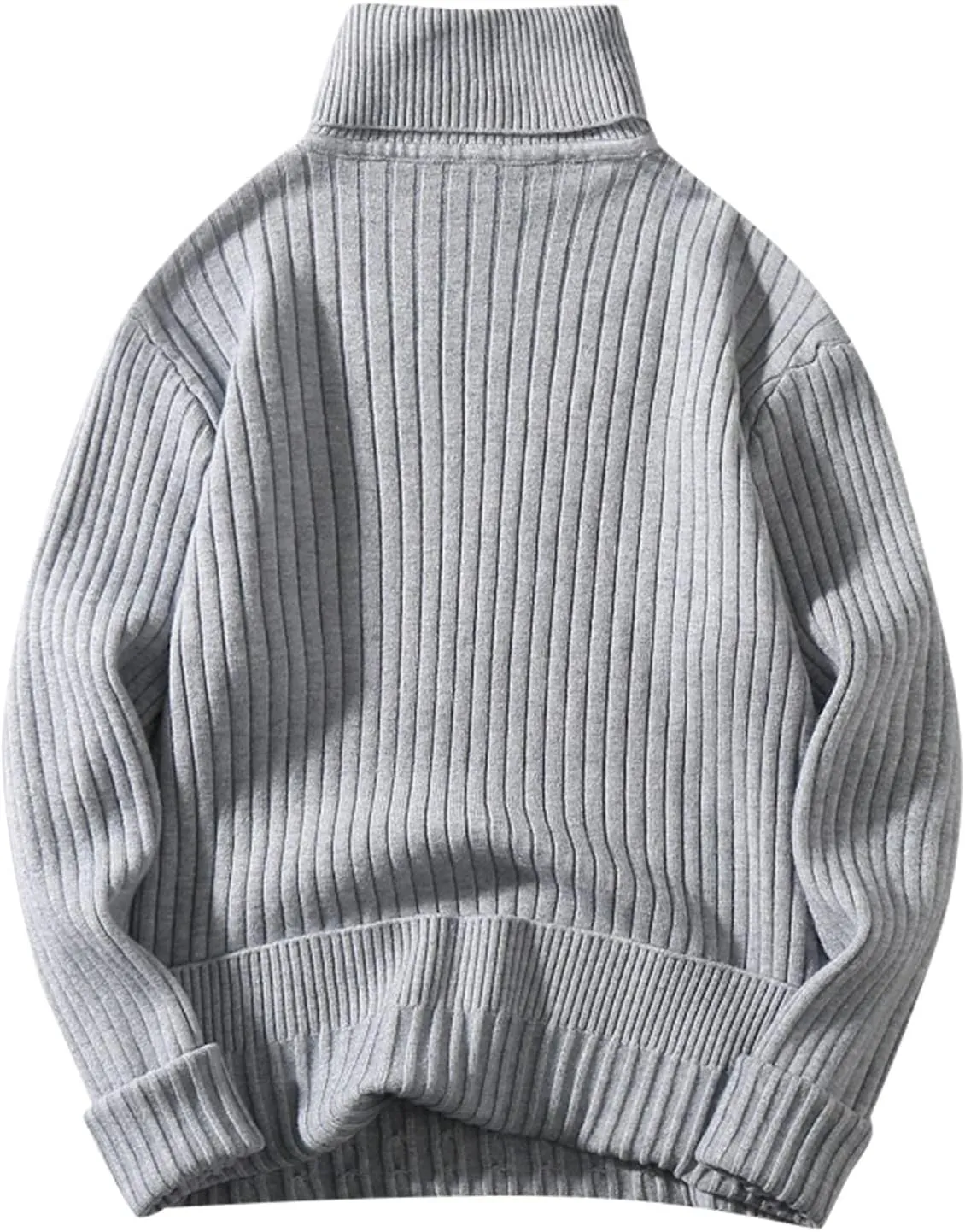 Mens SweatersMen's Turtleneck Sweater Pullover Twisted Pattern Loose Thick Winter Long Sleeve Cable Knit Sweaters
