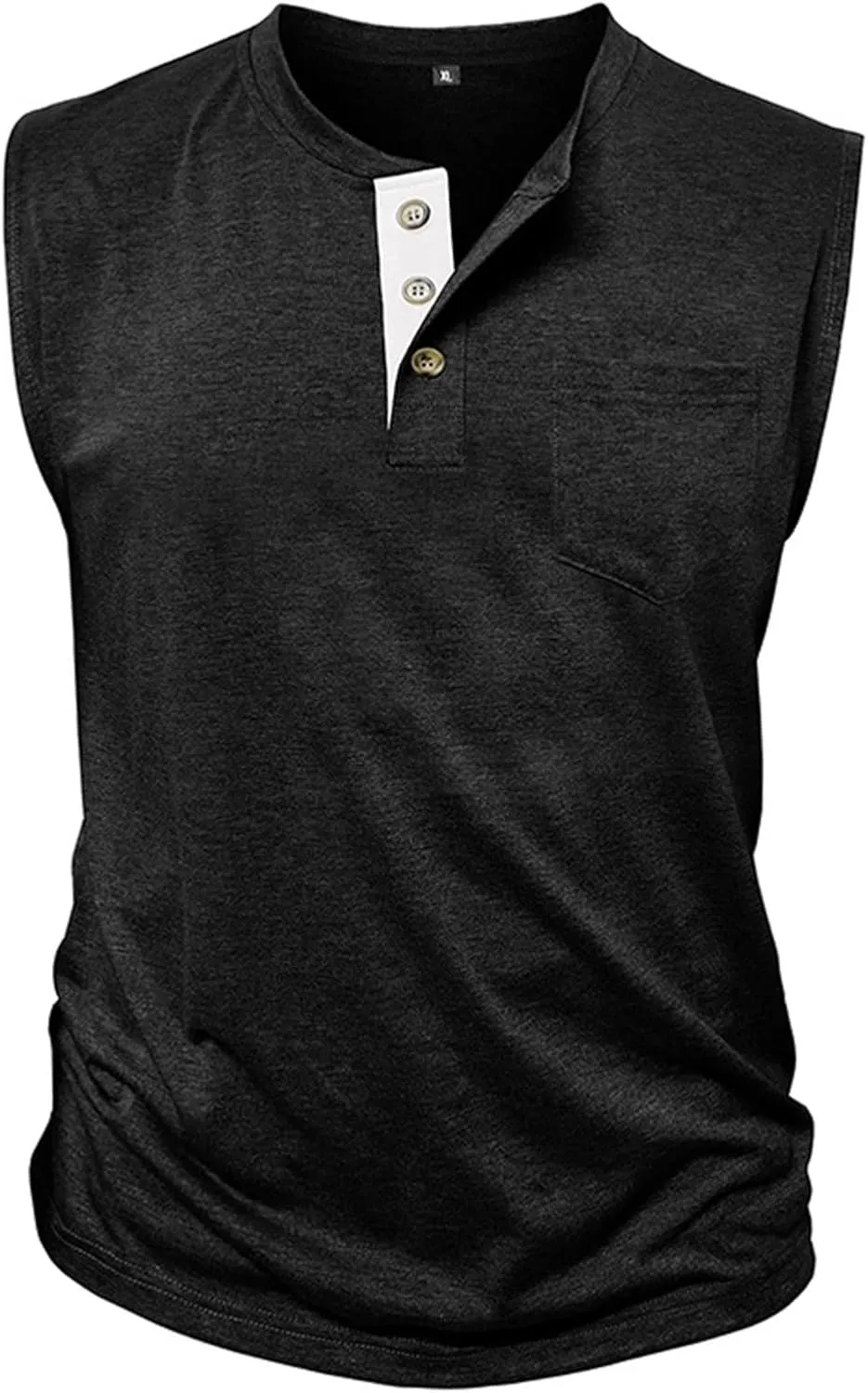 Mens Tank Tops Quick Dry Bodybuilding Gym Workout Muscle Cut Off Shirt Vests Athletic Fitness Sleeveless Henley Shirts