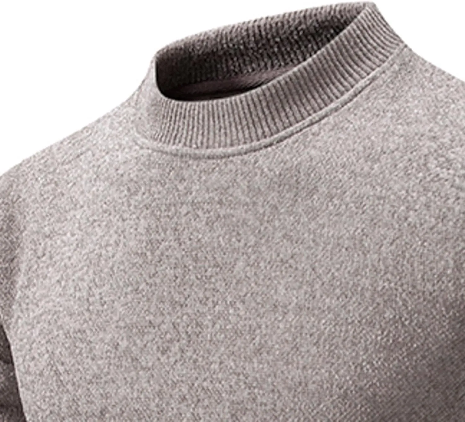 Mens Turtleneck Men's Mock Neck Turtleneck Knitted Sweaters Long Sleeve Pullover Thick Warm Slim Fit Tops Undershirts