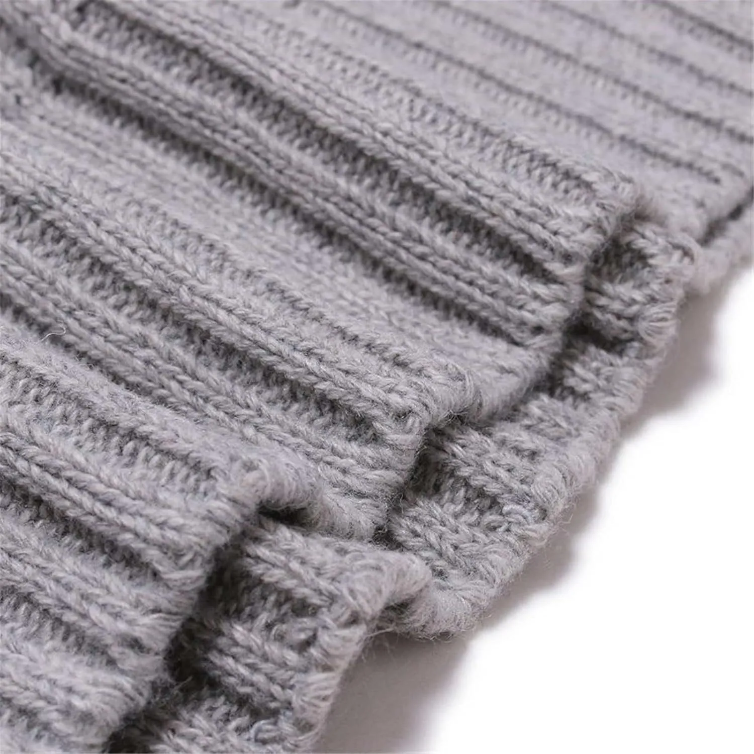 Mens Turtleneck Men's Solid Ribbed Slim Fit Knitted Pullover Turtleneck Sweater Long Sleeve Loose Fit Baselayers Tops