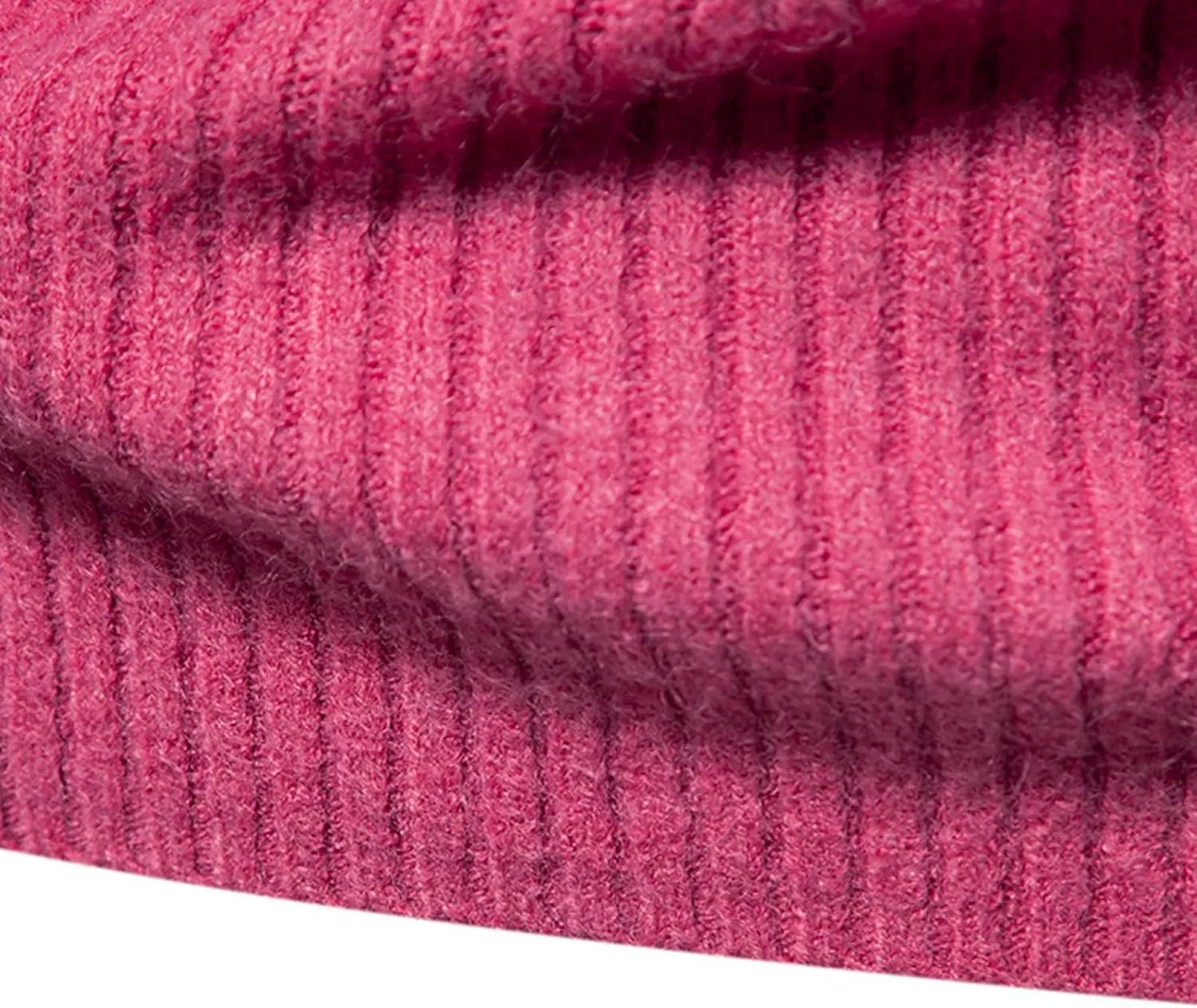 Mens Turtleneck Men's Solid Turtleneck Sweaters Long Sleeve Slim Fit Ribbed Knit Wool Thermal Pullover Coat Jumper