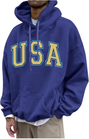 Men's Workout Hoodie Lightweight Gym Athletic Sweatshirt Fashion Pullover Hooded Basic Sport Sweatshirt