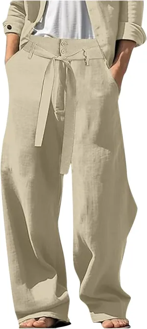 Outdoor Casual Pants Men Plus Size Lightweight Pants Elastic Waist Sport Pants Baggy Comfy Pants Fall Daily Pants