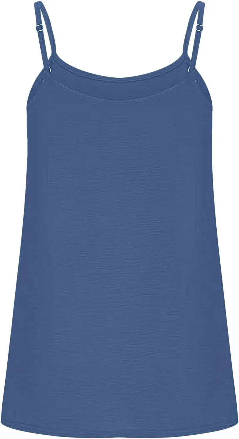 Solid Color Ice Silk Wrinkled Backless Loose Suspender Vest Top Womens Athletic Tops