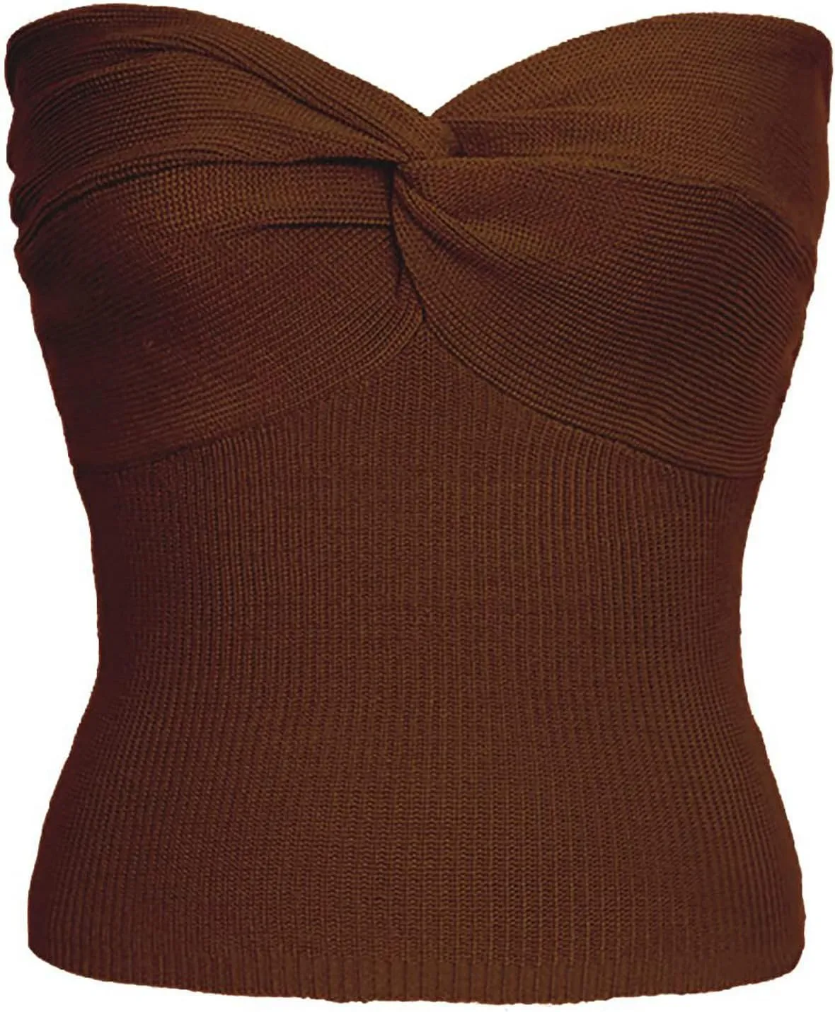 Solid Color Knit Short Tight Fitting Top Sweater For Women 2 Pk Night Gowns