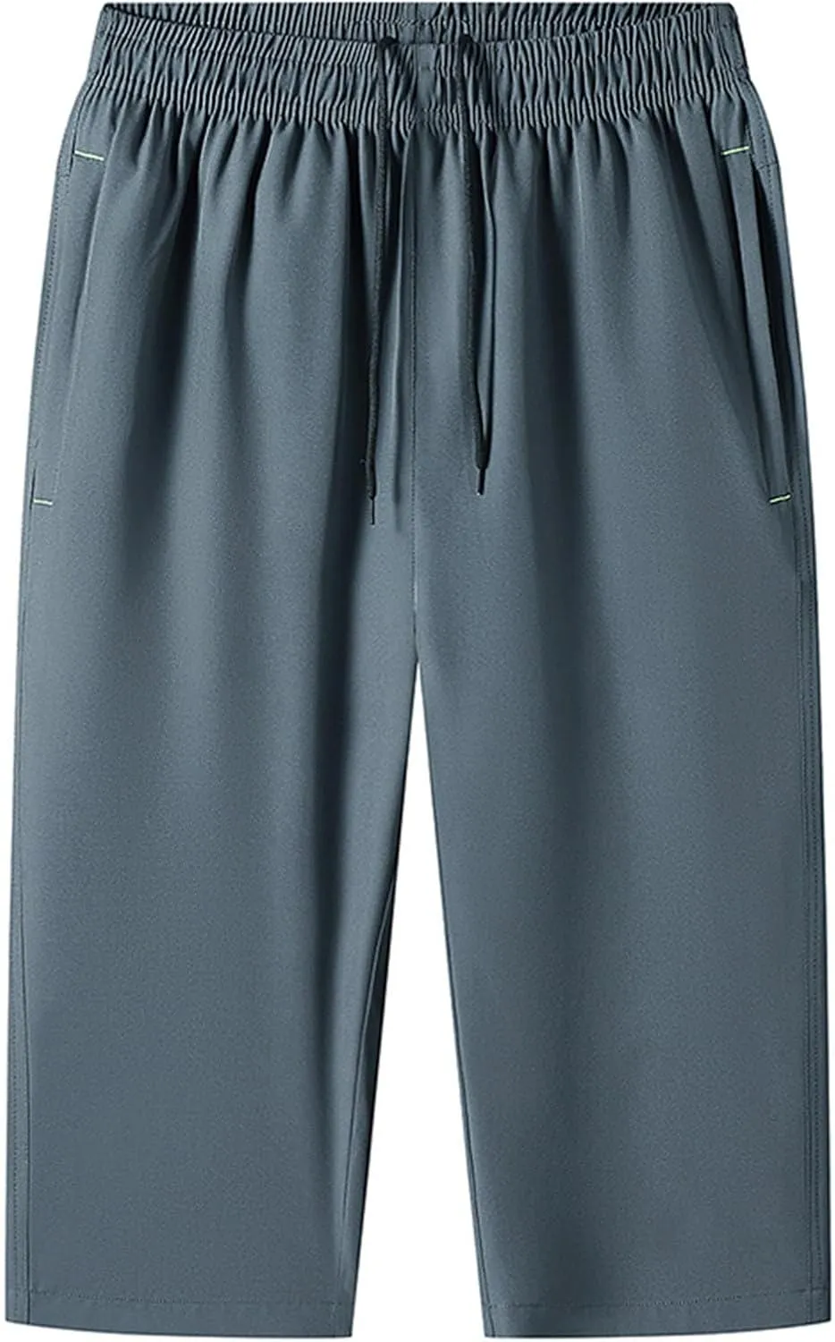 Straight Wide Leg Pants for Mens Casual Loose Fit Elastic Waist Drawstring Trousers Lounge Yoga Athletic Trouser