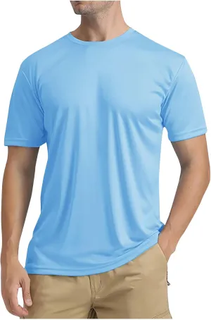 Sun Shirts for Men Hoodie UV Protection Breathable Long Sleeve Shirts Lightweight Quick Dry SPF Hiking Fishing Shirts