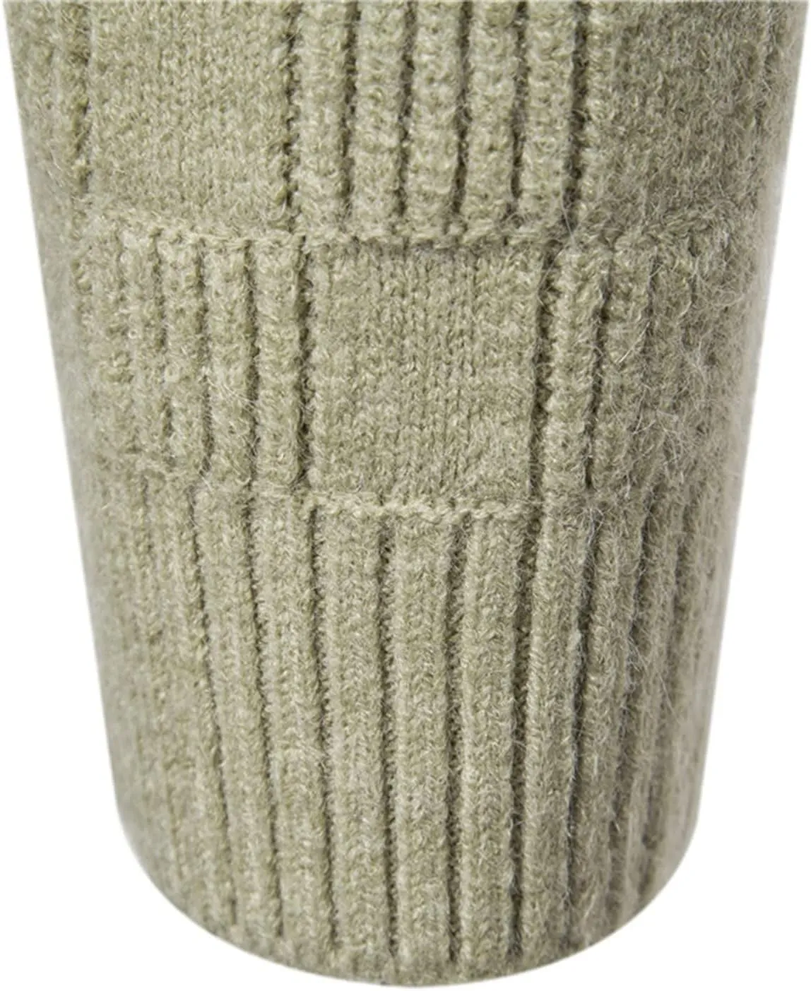 Sweaters for Men Men's Solid Turtleneck Sweaters Long Sleeve Slim Ribbed Knit Wool Thermal Pullover Sweater Cardigan
