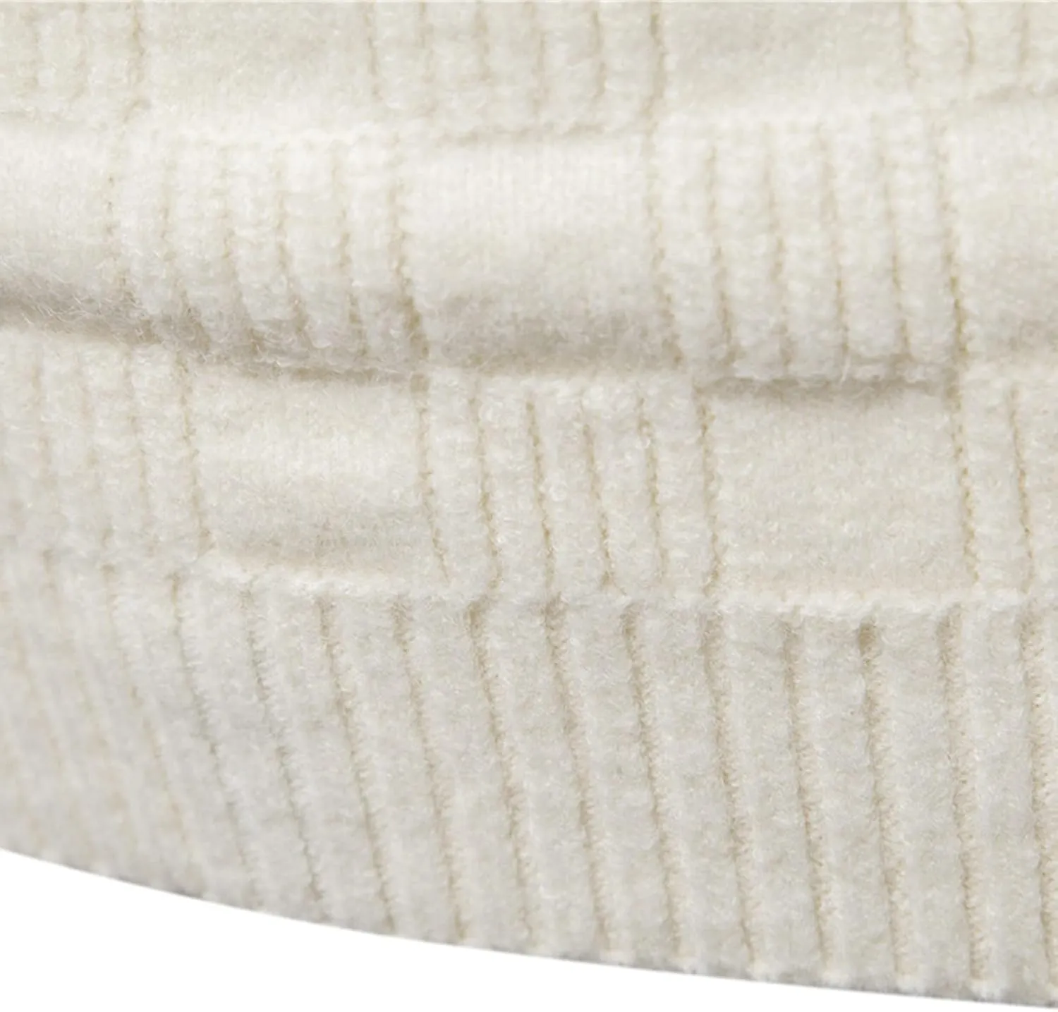 Sweaters for Men Men's Solid Turtleneck Sweaters Long Sleeve Slim Ribbed Knit Wool Thermal Pullover Sweater Cardigan