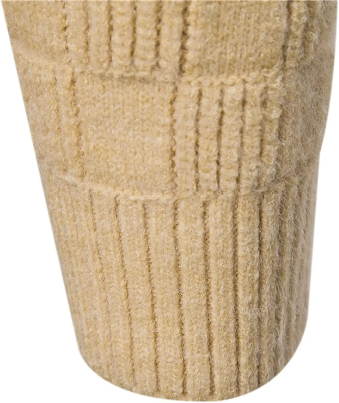 Sweaters for Men Men's Solid Turtleneck Sweaters Long Sleeve Slim Ribbed Knit Wool Thermal Pullover Sweater Cardigan