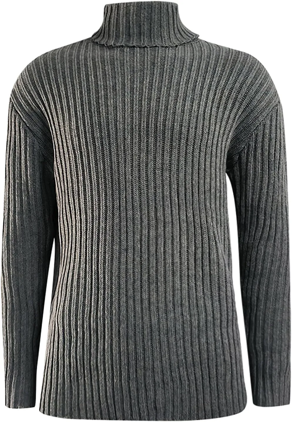 Sweaters for Men Men's Sweaters Turtleneck Cable Knitted Pullover Long Sleeve Chunky Casual Fall Winter Warm Cardigans