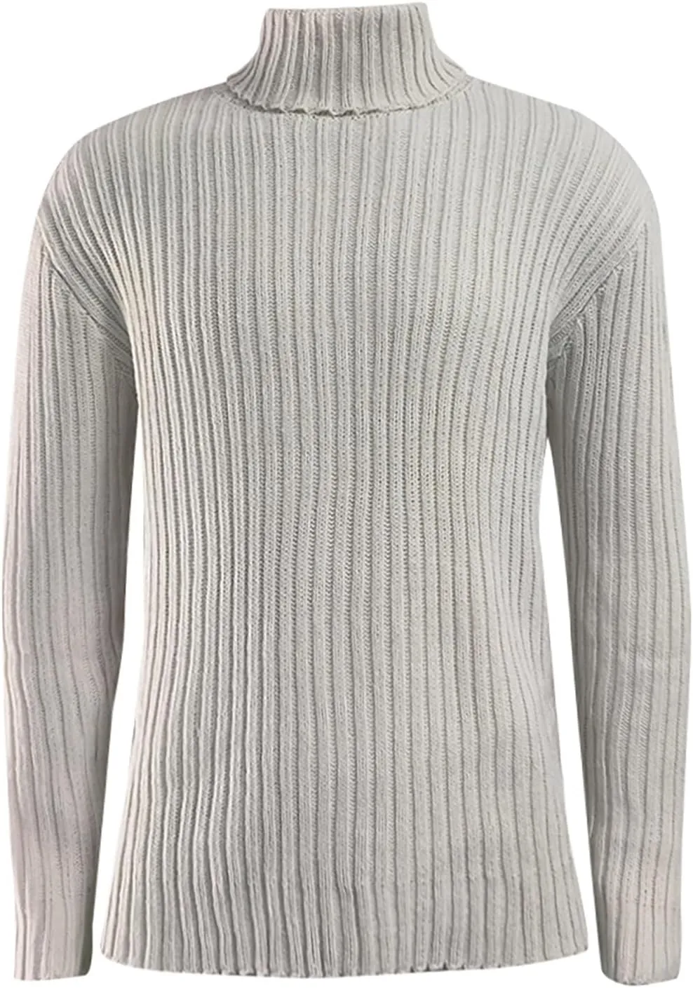 Sweaters for Men Men's Sweaters Turtleneck Cable Knitted Pullover Long Sleeve Chunky Casual Fall Winter Warm Cardigans