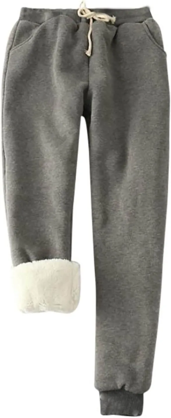 TANGNADE Womens Fleece Lined Loungewear Set Winter Warm Fuzzy 2 Piece Outfits Fluffy Pj Pullover Pants Soft Sleepwear