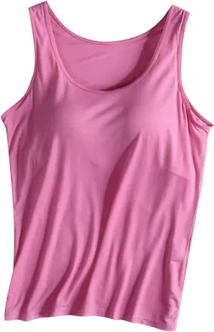 Tank Tops for Women with Built in Bra Plus Siez Sleeveless Workout Tank Tops Casual Gym Shirts