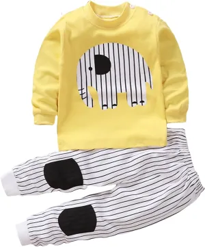 Toddler Girls Clothes Set 2024 Comfortable Outfits Summer Baby Girls Casual T-Shirt and Pants Lounge Sets