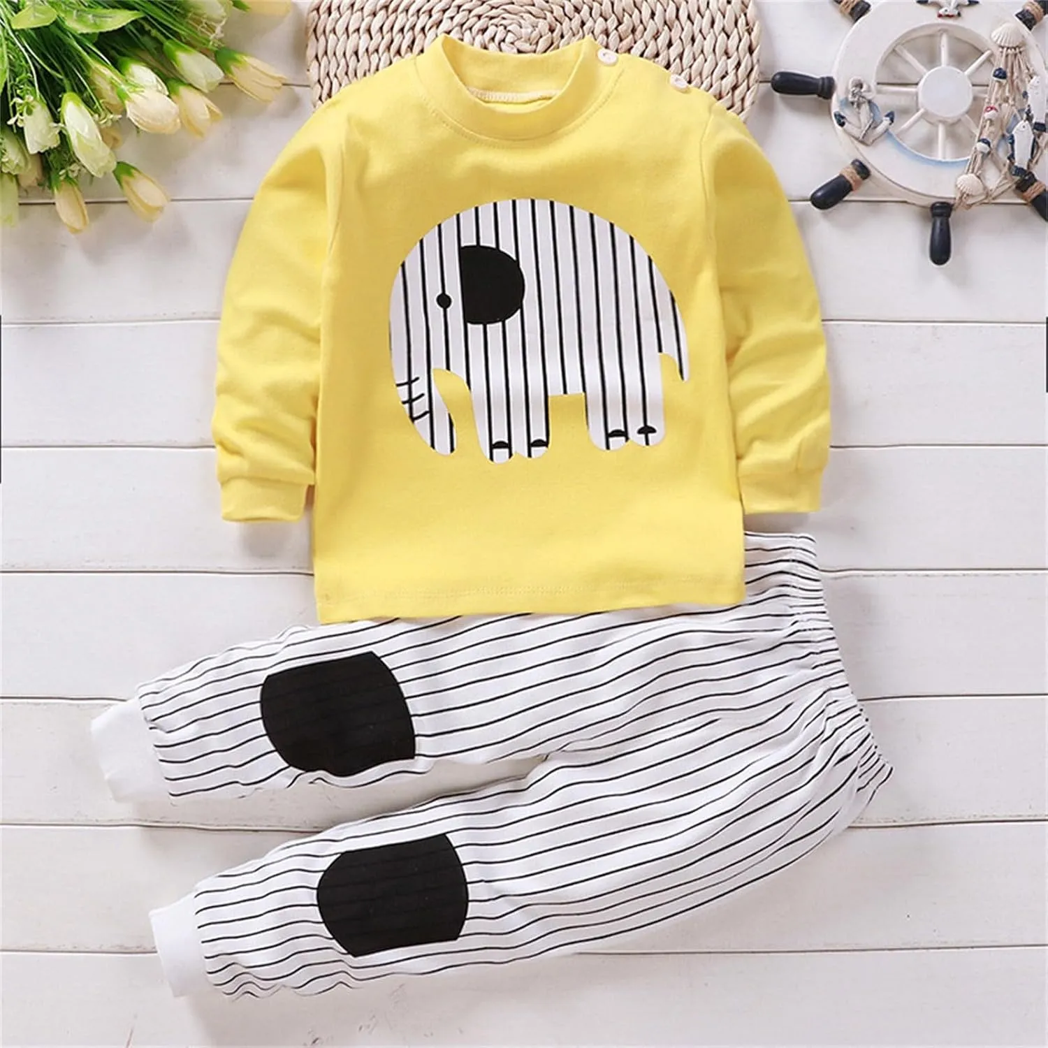 Toddler Girls Clothes Set 2024 Comfortable Outfits Summer Baby Girls Casual T-Shirt and Pants Lounge Sets
