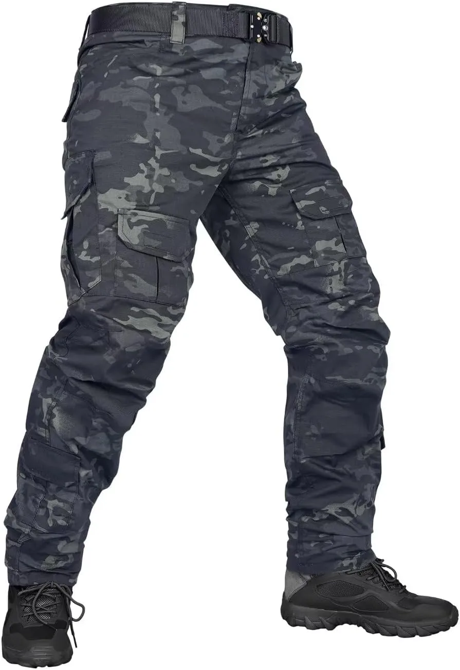TRGPSG Men's Hiking Pants, Outdoor Lightweight Travel Pants Cargo Pants Work Pants for Men