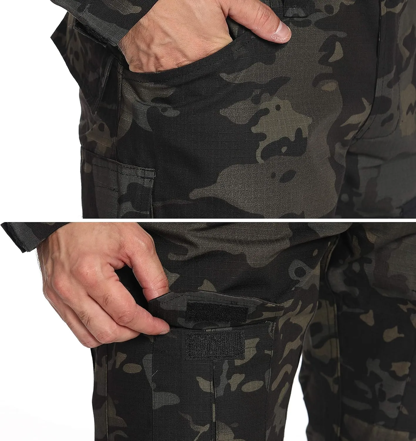 TRGPSG Men's Hiking Pants, Outdoor Lightweight Travel Pants Cargo Pants Work Pants for Men