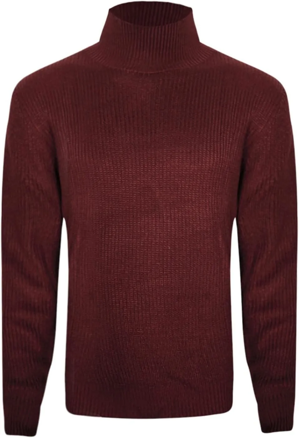Turtleneck Men Men's Sweaters Turtleneck Cable Knitted Pullover Long Sleeve Chunky Casual Fall Winter Warm Coat