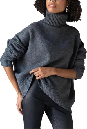Winter Women's Thick Warm Knitted Sweater Oversize Turtleneck Pullovers Jumpers