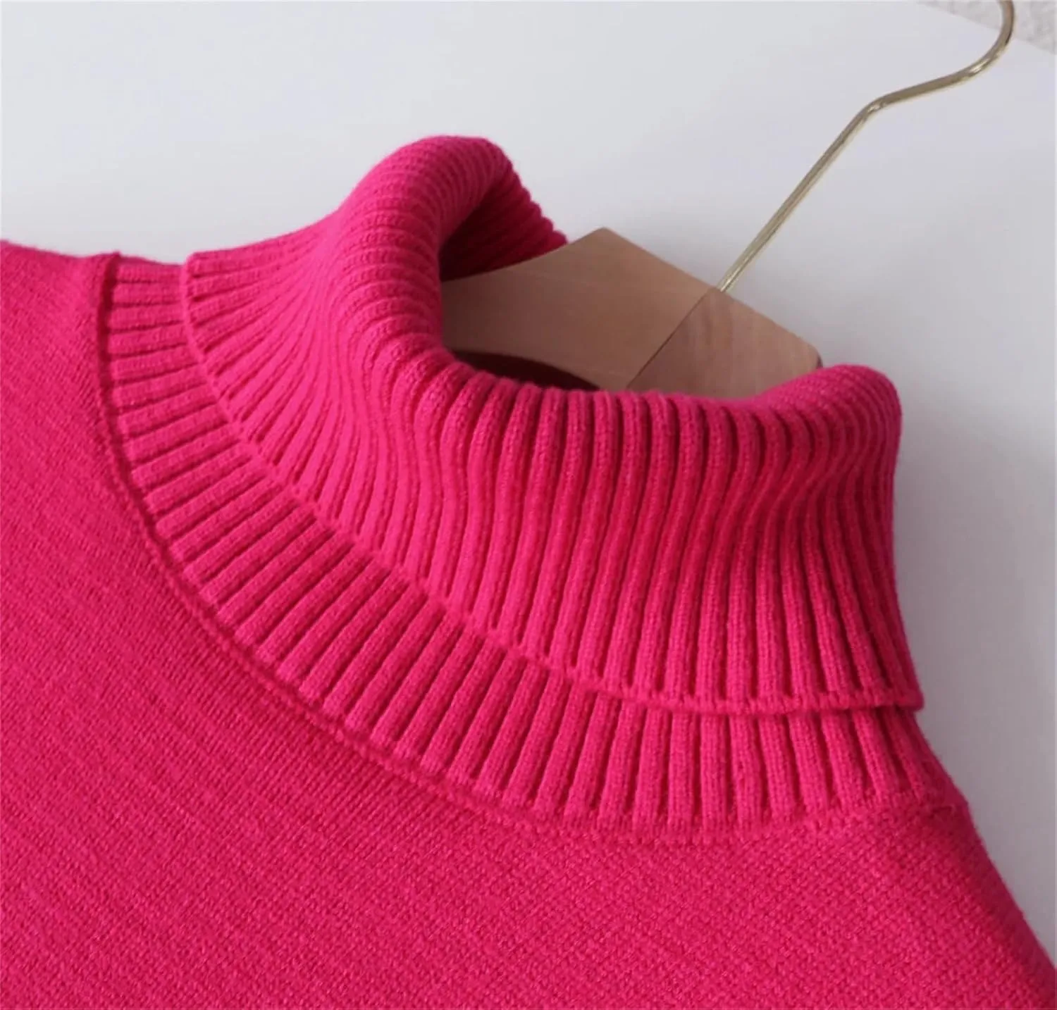 Winter Women's Thick Warm Knitted Sweater Oversize Turtleneck Pullovers Jumpers